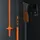 One Way GT 13 Carbon MAG Skistöcke panther black/flame - 125cm