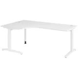 bümö Eckschreibtisch Serie-XB Weiß