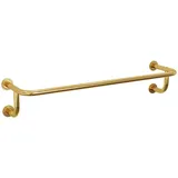 Jcgly Wand Kleiderständer, Moderne Kleiderstange aus Rohr, Robuster Kleiderständer aus Edelstahl, Kleiderstange für Waschküche und Schrankaufbewahrung(Gold,80cm)