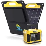 PULSAR Tragbarer Powerstation 231Wh Solar Generator 300W Spitzenwert 600W mit Solar Panel Solargenerator Akku Notstromaggregat Stromspeicher Solar Batterie Outdoor Reisen und Camping