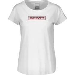 Scott 10 Casual Slub S/SL Regular Damen T-Shirt, weiss, Größe XL