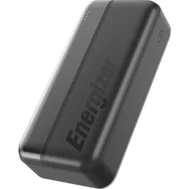 Energizer Powerbank 30000 mAh UE30050C Schwarz - USB-A/C Tragbares Ladegerät - Schwarz