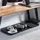 tim gmbh & co. kg Schuhablage 3er Set 27 x 35 cm schwarz / schwarz