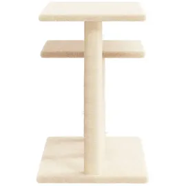 vidaXL Kratzbaum mit Plattformen 62,5 cm Creme