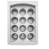 FIXKRAFT Weinregal 12 Flaschen grau