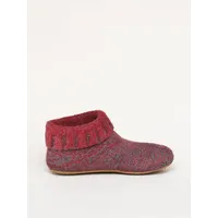 Gottstein Hüttenschuhe Knit Boot Red 44 - Rot -