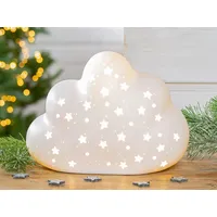 Gilde Tischleuchte Wolke Porzellan