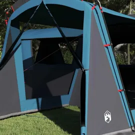 vidaXL Familienzelt 20 Personen Blau/Grau