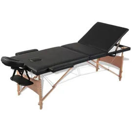 vidaXL Massageliege Bank Kosmetik Therapieliege 3 Zonen mit Tasche