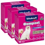 Vitakraft Compact ultra Plus 3 x 8 l