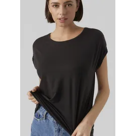 Vero Moda VMAVA PLAIN SS TOP JRS NOOS Schwarz XS