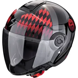 Scorpion EXO-City II FC Bayern, Jethelm - Schwarz/Rot - XXL