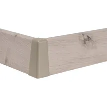 Classen Außenecke für Clip-Laminatleiste foliert 19 x 58 mm, Kieselgrau uni