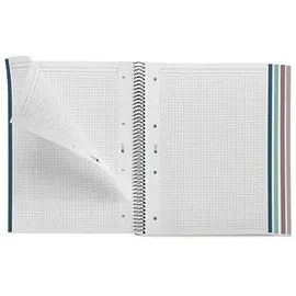 Miquelrius Collegeblock Eco Design A4 kariert schwarz