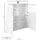 borchardt Möbel Vitrine Florenz 0 x 0 x 125 cm Weiß