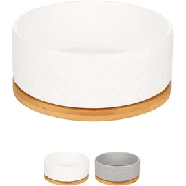 Karlie Hundenapf Bianco rund Weiss