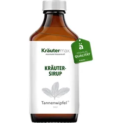Kräutermax Kräuter-Sirup Tannenwipfel plus Spitzwegerich, Thymian Hustensirup 200 ml