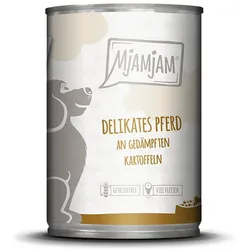 MjAMjAM – ausgewählte Pferd 400g MjAMjAM Hund Sparpaket 12x400g Pferd mit Kartoffel