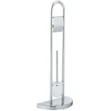 Wenko WC-Garnitur Raumwunder silber Metall, 1 St.