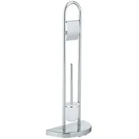 Wenko WC-Garnitur Raumwunder silber Metall, 1 St.