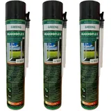 Henkel PU-Schaum 3 x 750ml Bauschaum Montageschaum für Innen & Außen