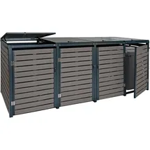 MCW Mülltonnenverkleidung K14 264 x 119 x 84 cm grau