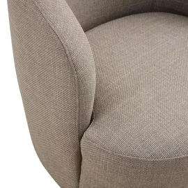Livora Sessel MATTEO gepolstert 74 x 77 x 73 cm Beige