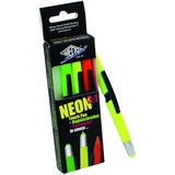 WEDO Eingabestift 3-in-1 Touchpen, Kugelschreiber und Textmarker, (4er Pack), 2x neongelb, neongrün, neonorange
