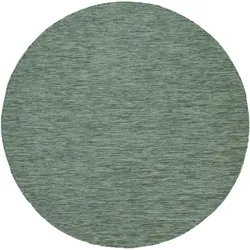 Teppich HOME AFFAIRE "Venedig" Gr. 10, grün, H:4mm Ø:200cm, Kunstfaser, Teppiche, Flachgewebe, Sisal-Optik, meliert, UV-beständig, Outdoor geeignet