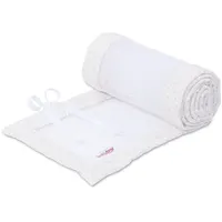 babybay Nestchen Mesh passend für Modell Original, weiß Glitzersterne rosé
