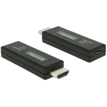 DeLock 63327 - HDMI-A 19 pin USB Type Micro-B - Schwarz