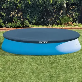 Intex Poolabdeckung blau Ø 396 cm