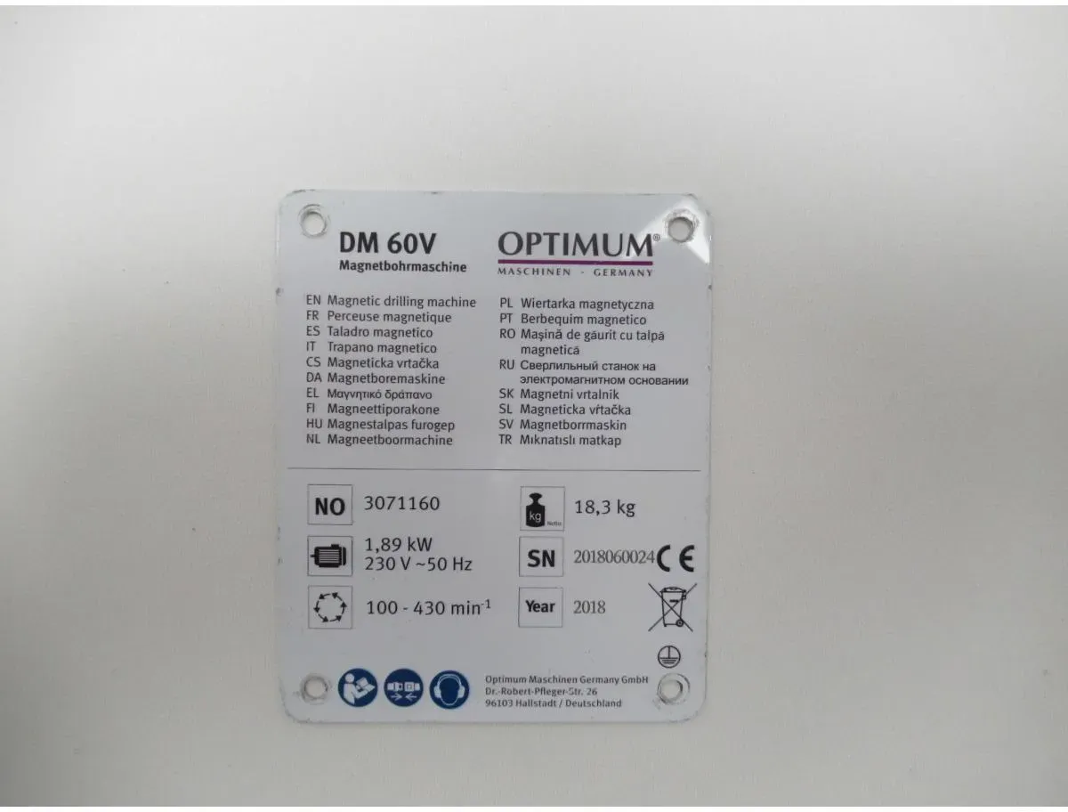 Optimum Rückwand DM60V