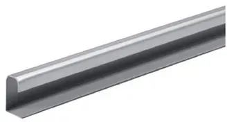 MB-Türleiste, TS 18-19mm, 2500mm, TopLine M, 9136121, silber, eloxiert