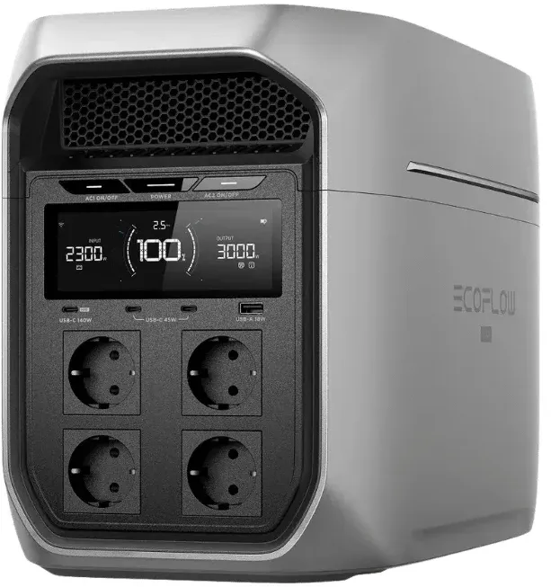 ECOFLOW Delta 3 Max Plus - Portable Powerstation - 0% MwSt. (Angebot gemäß § 12 Abs. 3 UStG)