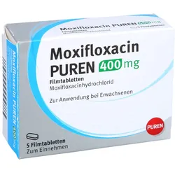 Moxifloxacin Puren 400 mg Filmtabletten 5 St