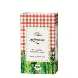 Herbaria Pfefferminztee Filterbeutel bio (15x2g)