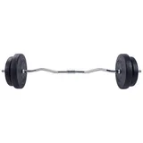 GYRONETICS E-Series SZ-Curlset 25 mm Kunststoff 30 kg, SCHWARZ|silber|SCHWARZ 30kg