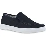 VAN HILL Klassische Slippers in Dunkelblau,