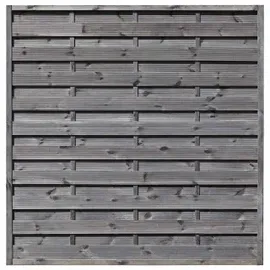 Delta Dichtzaun 180 x 180 cm Grau/Kiefer