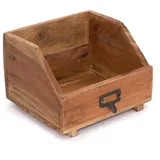 DESIGN DELIGHTS Aufbewahrungsbox BUCHREGAL 24 x 21 x 17 cm 1-tlg. beige
