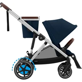 Cybex e-Gazelle S Ocean Blue Silver frame 2024 (524000529)