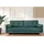 Konsimo Schlafcouch Stoff 3-Sitzer Blau