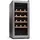 Klarstein Weinkühlschrank,1 Zone Getränkekühlschrank, Leiser Indoor/Outdoor Kühlschrank, 50 Liter Flaschenkühlschrank Klein, Weinschrank für 18 Flaschen
