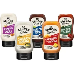 Saucen Liebe - Probierpaket 5 x 300ml - vegan
