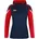 Kapuzenpullover Hoodie Marine/Rot 44