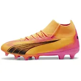 Puma Ultra Pro FG/AG Soccer Shoes, Sun Stream-Puma Black-Sunset Glow, 46 EU