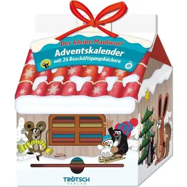 Trötsch Verlag Der kleine Maulwurf Adventskalender Haus mit 24 Minibüchern