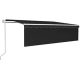 vidaXL Markise 5 x 3 m grau