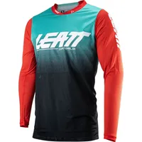 Leatt 4.5 X-Flow 2023 Motocross Jersey, schwarz-rot-blau, Größe M